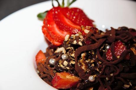 Espaguetis de chocolate Espaguetis de chocolate