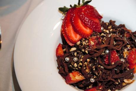 Espaguetis de chocolate Espaguetis de chocolate