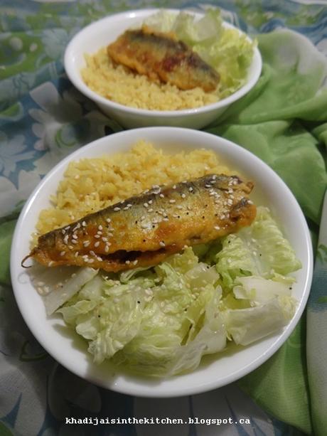 SARDINES FRITES (AVEC PEU D'HUILE) / SARDINES FRIED (WITH LITTLE OIL) / SARDINAS FRITAS (CON POCO ACEITE) / سردين مقلي في قليل من الزيت
