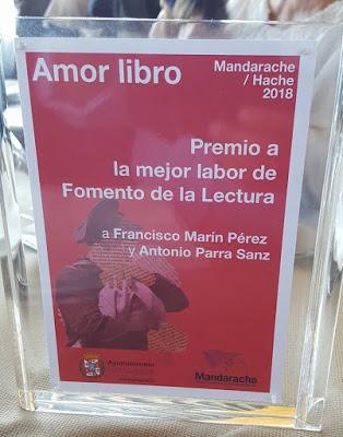 PREMIO MANDARACHE MEJOR LABOR DE FOMENTO DE LA LECTURA 2018