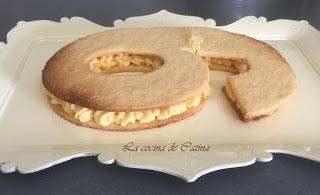 Tarta Adikosh (tarta de números y letras)