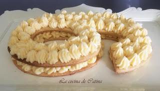 Tarta Adikosh (tarta de números y letras)