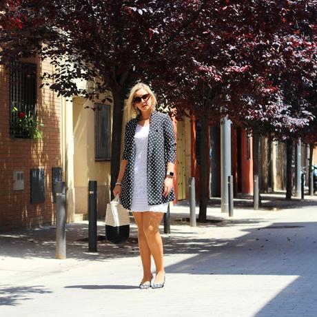 Little White Dress and Blazer