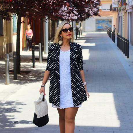 Little White Dress and Blazer