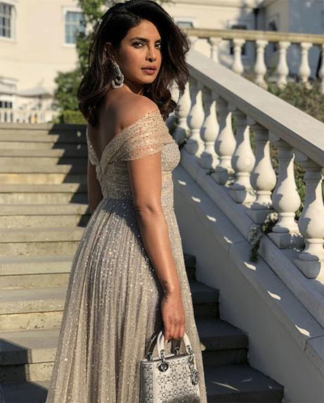 Priyanka Chopra en la boda del príncipe Harry y Megan Markle