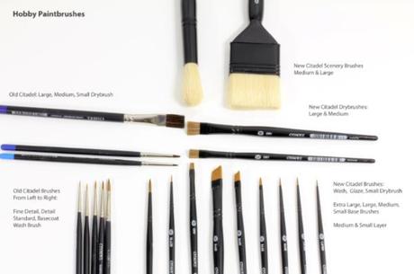 Nuevos precios de los pinceles Citadel