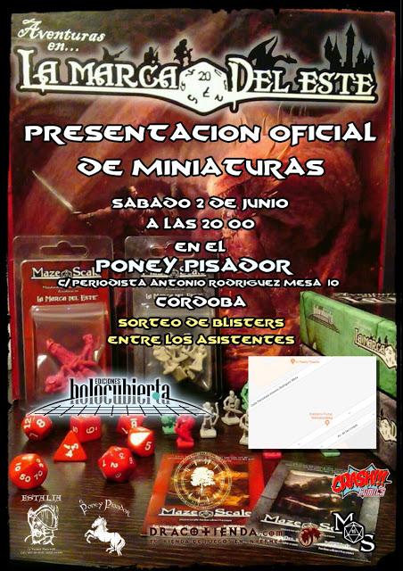 Maze Scale presenta sus miniaturas en el Poney Pisador