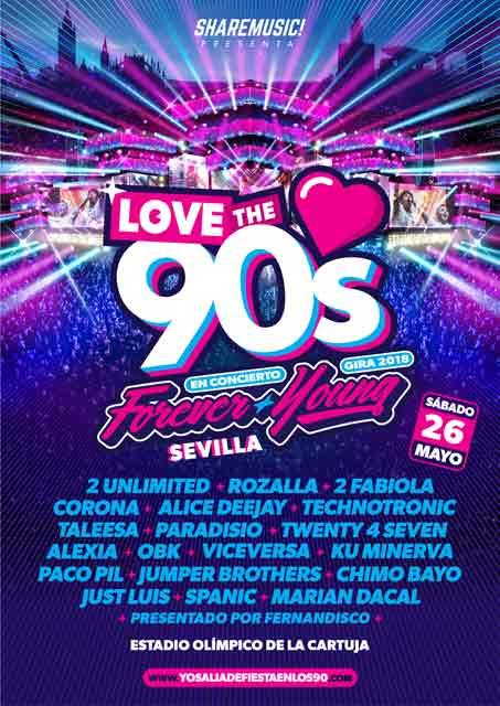 Love the 90’s en Sevilla