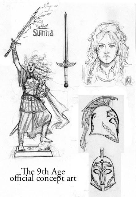 Sunna de Sonnstahl y Sacerdotisa Guerrera, novedades de AoW para Mayo