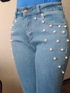 Update de pantalón con perlas