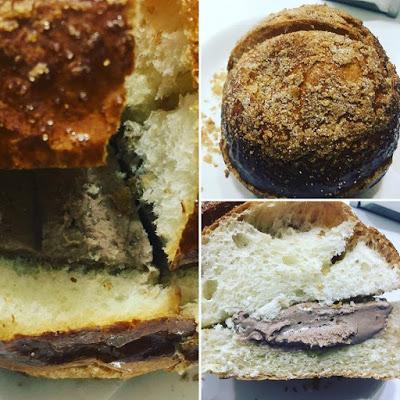 bollo con helado, la masia, helado ferrero roche 