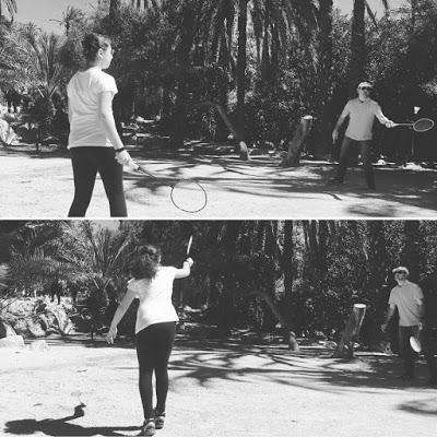 Bagminton, El Palmeral, deporte, domingo, salida en familia, 