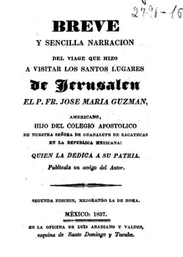 1837 … ¿Dónde se escondían los palestinos?