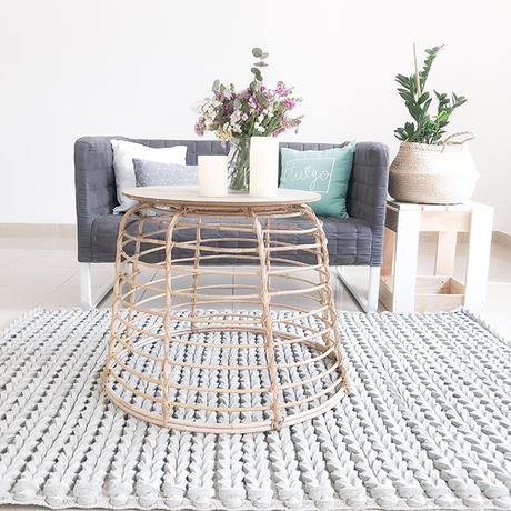 Oficina Boho Deco Parte 2: Un salón mini para relajarnos