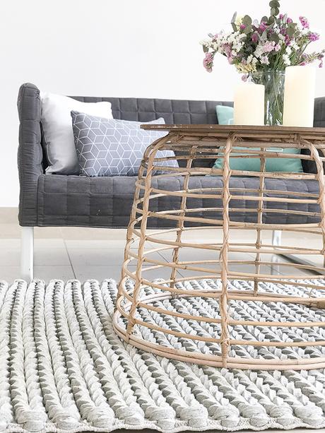 Oficina Boho Deco Parte 2: Un salón mini para relajarnos