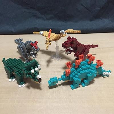 Los animales del pasado de NanoBlock