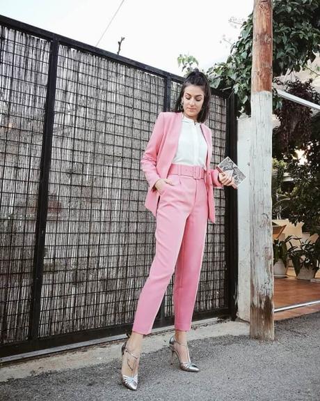 Mundo blogger: pink suit