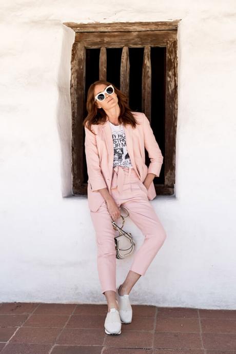 Mundo blogger: pink suit