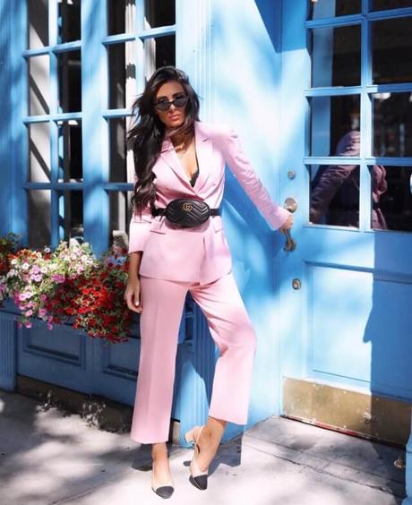 Mundo blogger: pink suit