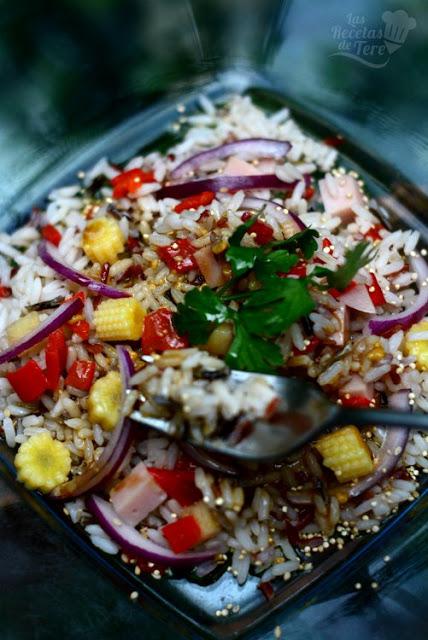ensalada de arroz sos con pavo ahumado tererecetas 02 ensalada de arroz sos con pavo ahumado 02