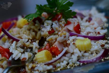 ensalada de arroz sos con pavo ahumado tererecetas 01 ensalada de arroz sos con pavo ahumado 01