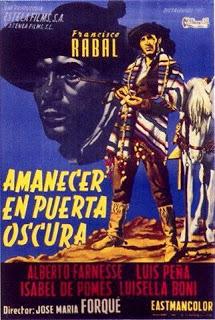 AMANECER EN PUERTA OSCURA (España, 1957) Aventuras, Drama, Social