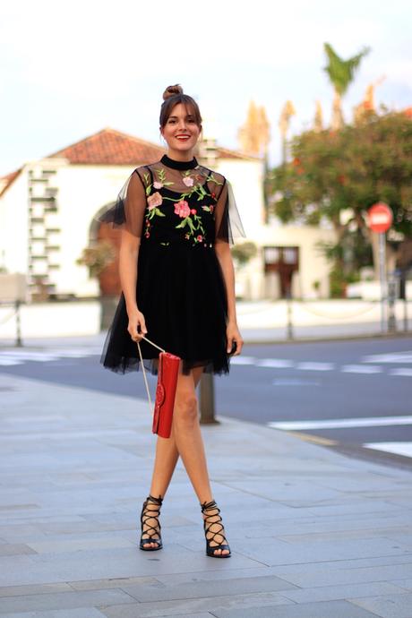 BLACK TUL DRESS