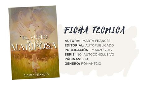 Reseña: EL VUELO DE UNA MARIPOSA - Marta Francés