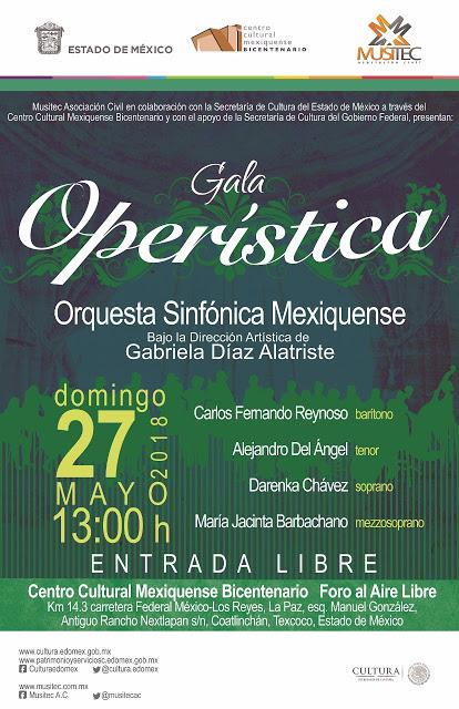 PREPARA ORQUESTA SINFÓNICA MEXIQUENSE GALA OPERÍSTICA EN EL CCMB