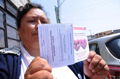 PROMUEVEN DE MANERA PERMANENTE DONACIÓN DE ÓRGANOS EN EDOMÉX