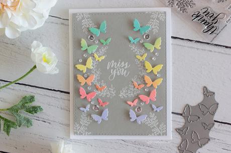 Rainbow Butterflies Card