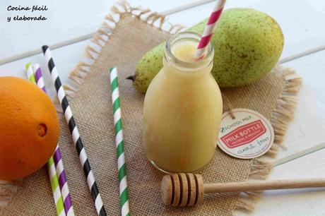 SMOOTHIE DE PERA Y NARANJA