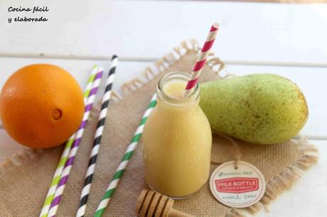SMOOTHIE DE PERA Y NARANJA
