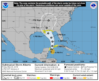 Florida y Misisipi declaran emergencia por la inminente llegada de la tormenta ‘Alberto’