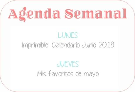 Agenda Semanal 28/05 - 3/06 Agenda Semanal 28/05 - 3/06