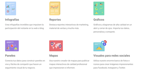 Infogram, la popular herramienta para crear infografías está disponible en español
