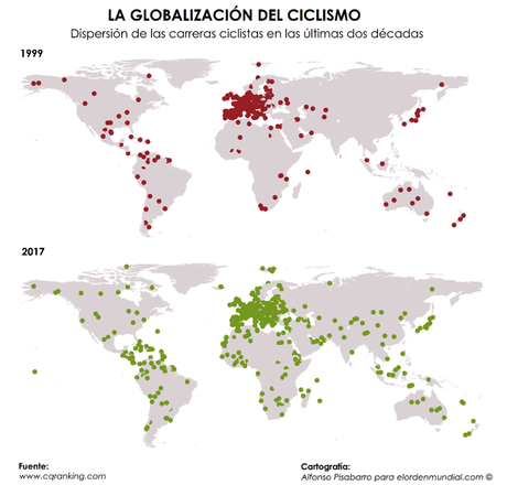 El ciclismo, escaparate de la propaganda nacionalista