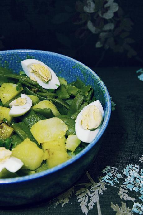 VAINAS CON PATATAS Y SOFRITO DE SOJA VAINAS CON PATATAS Y SOFRITO DE SOJA