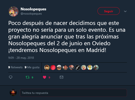 Nosolopeques también en Madrid Nosolopeques también en Madrid
