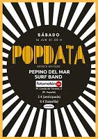 Concierto de Popdata y Pepino del mar surf band en Fotomatón Bar