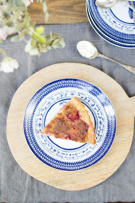 Clafoutis de fresas Clafoutis de fresas