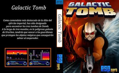 'Galactic Tomb' para Amstrad CPC disponible en formato cinta