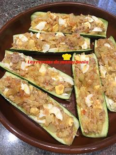 CALABACINES RELLENOS DE ATÚN DE MI AMIGA MARÍA JOSE CALABACINES RELLENOS DE ATÚN DE MI AMIGA MARÍA JOSE