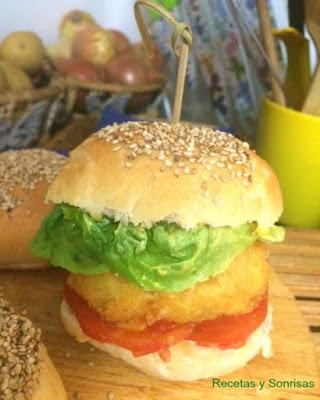 HAMBURGUESAS DE SALMÓN HAMBURGUESAS DE SALMÓN