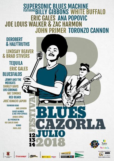 Billy Gibbons de ZZ Top estará en el BluesCazorla 2018 con la Supersonic Blues Machine