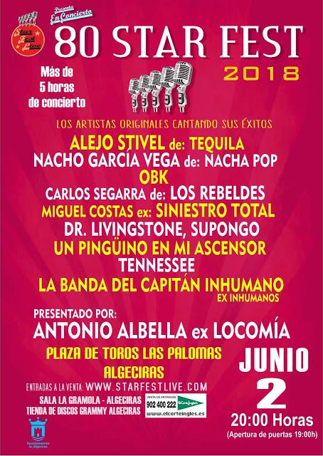 [Noticia] Cartel completo del 80 Star Fest 2018