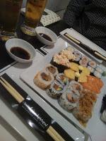 Sushi para celebrar.