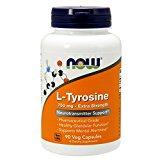 Now Foods L-Tyrosine (750mg Highest Potency 90 capsules)