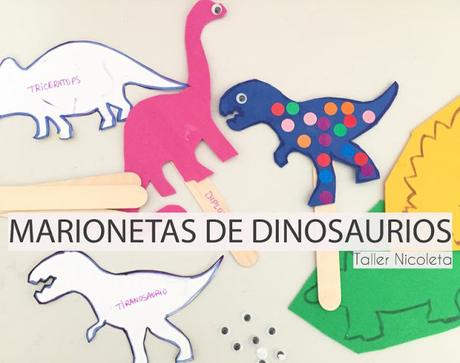 Marionetas de dinosaurios para hacer con niños - Paperblog