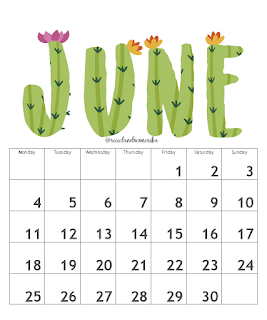 Calendario de Junio descarga gratuita